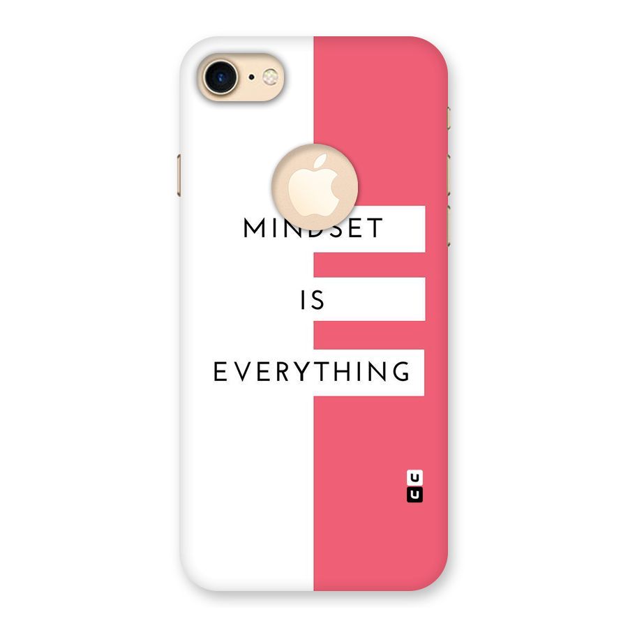 Mindset is Everything Back Case for iPhone 7 Logo Cut