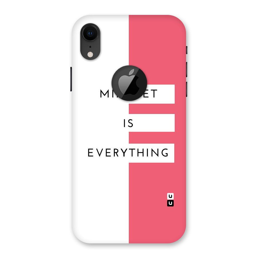 Mindset is Everything Back Case for iPhone XR Logo Cut