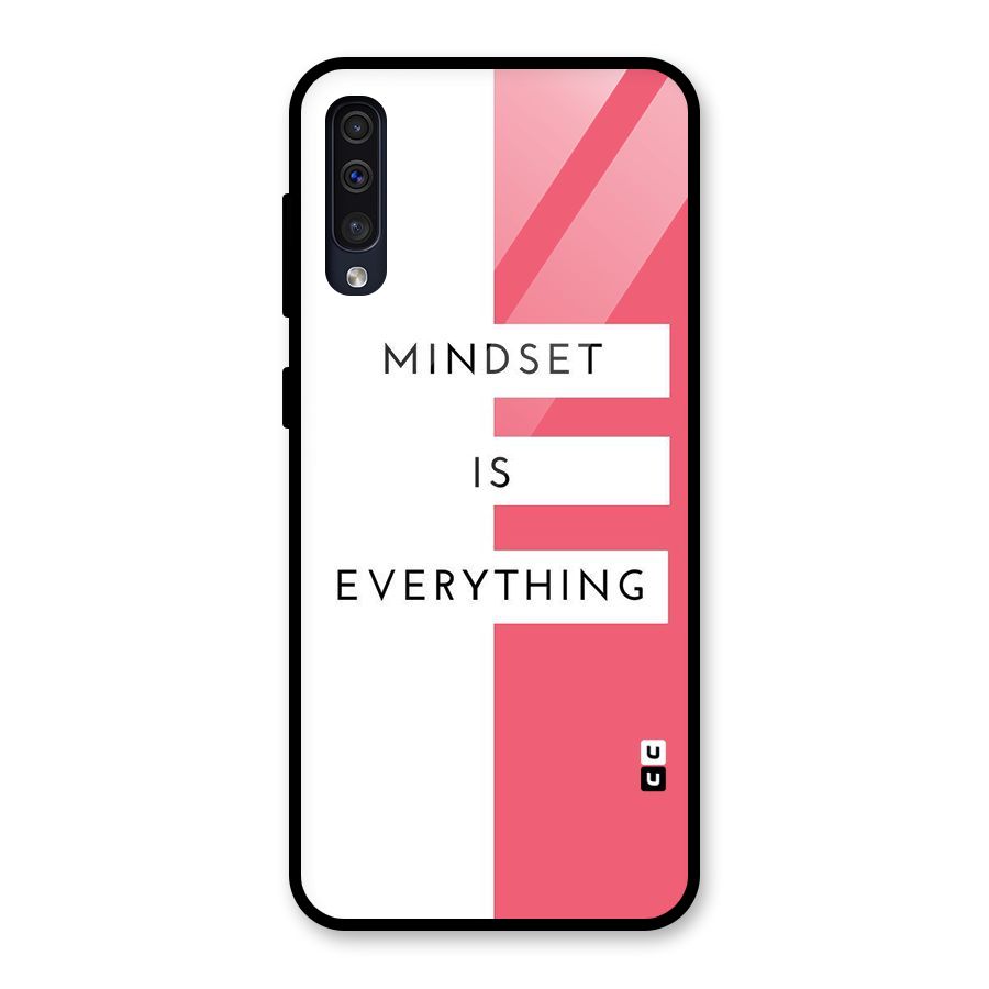 Mindset is Everything Glass Back Case for Galaxy A30s
