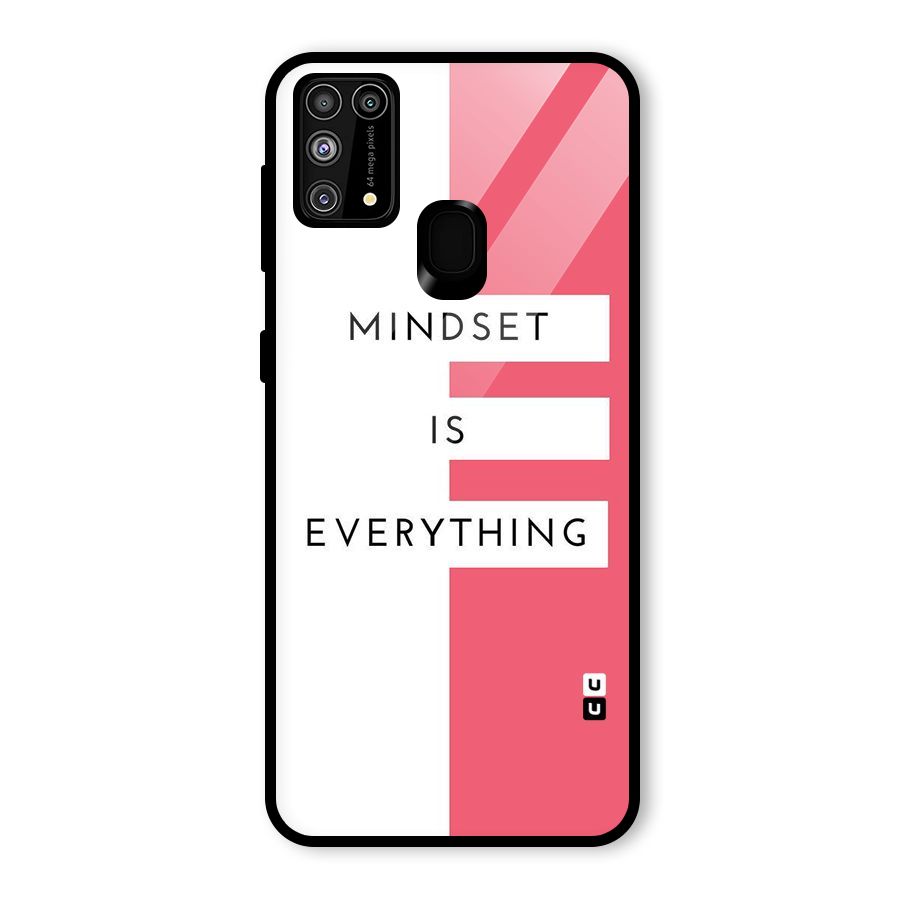 Mindset is Everything Glass Back Case for Galaxy F41
