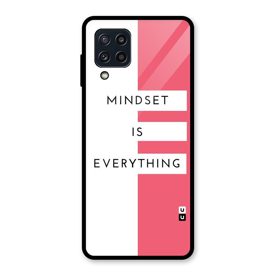 Mindset is Everything Glass Back Case for Galaxy M32