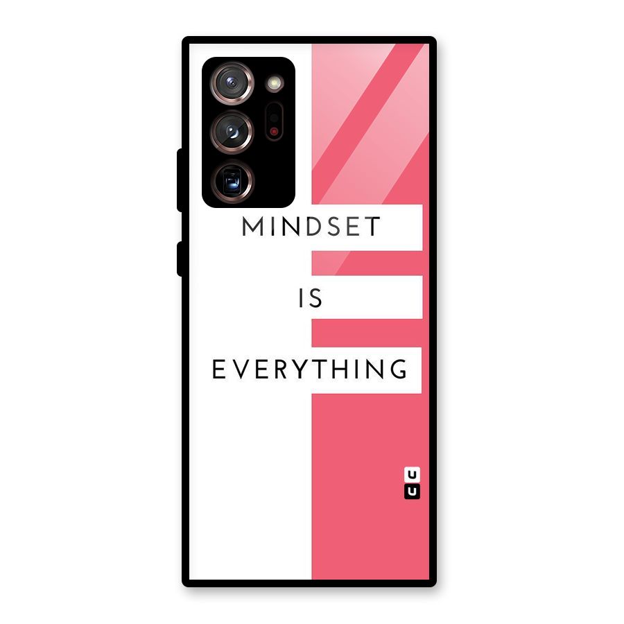Mindset is Everything Glass Back Case for Galaxy Note 20 Ultra