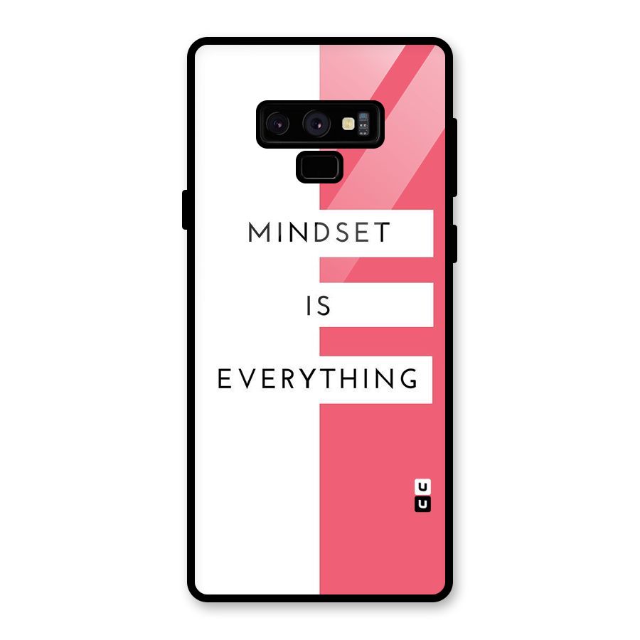 Mindset is Everything Glass Back Case for Galaxy Note 9