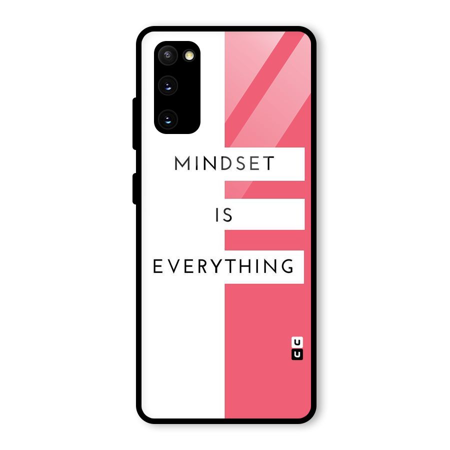 Mindset is Everything Glass Back Case for Galaxy S20 FE 5G
