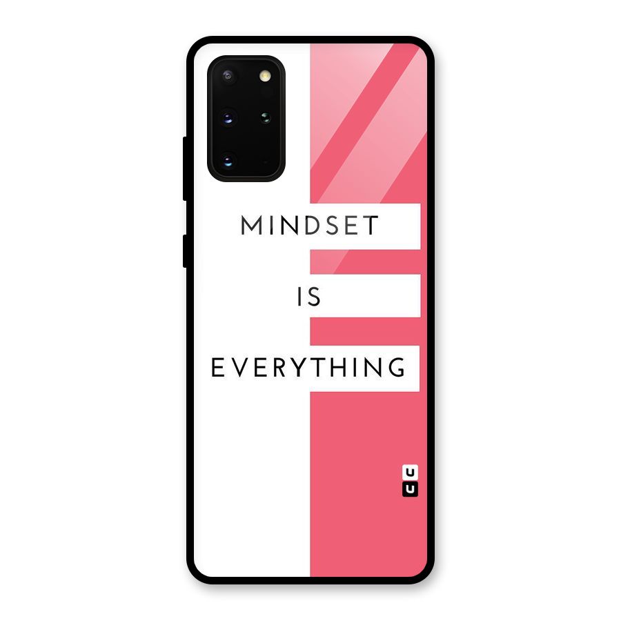 Mindset is Everything Glass Back Case for Galaxy S20 Plus