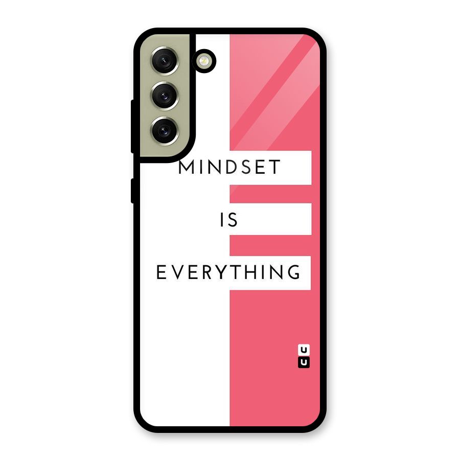 Mindset is Everything Glass Back Case for Galaxy S21 FE 5G