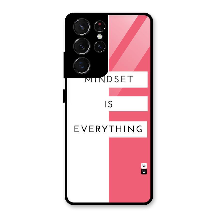 Mindset is Everything Glass Back Case for Galaxy S21 Ultra 5G