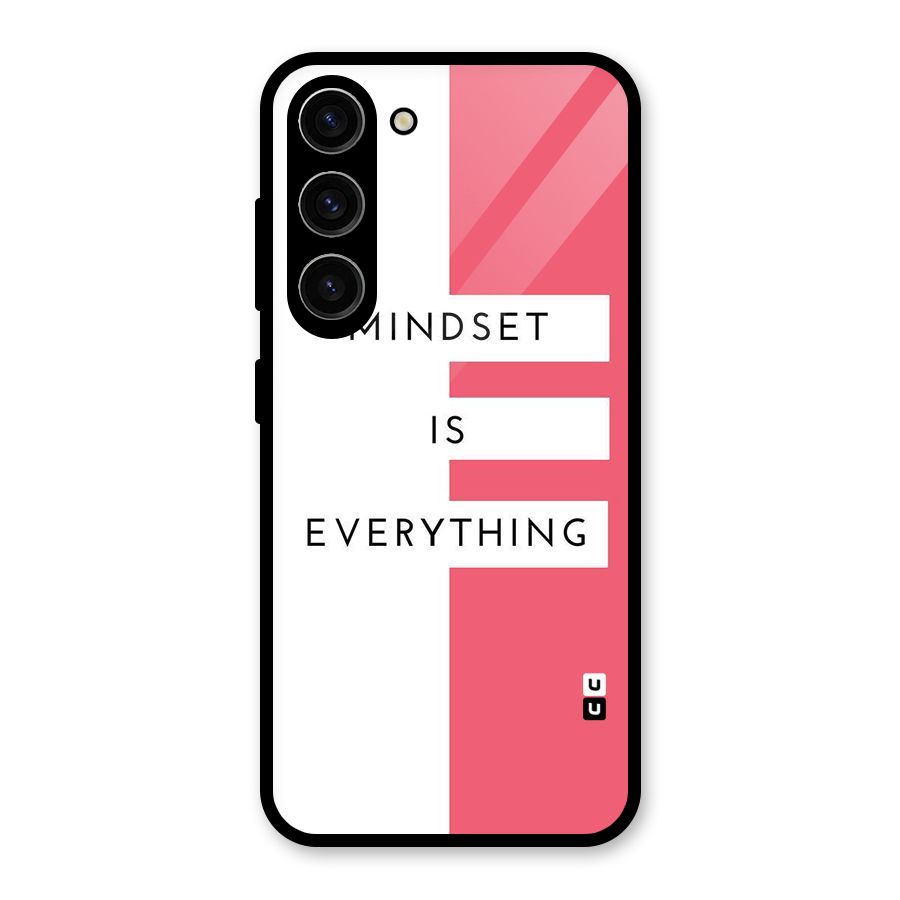 Mindset is Everything Glass Back Case for Galaxy S23