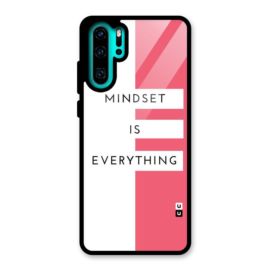Mindset is Everything Glass Back Case for Huawei P30 Pro