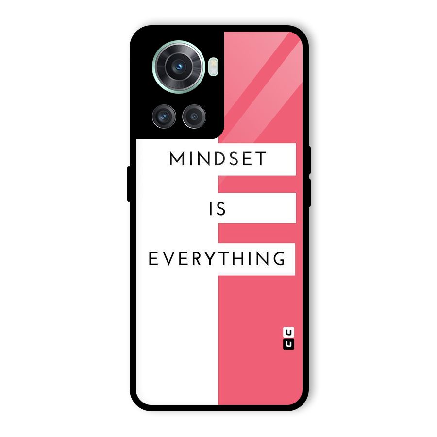 Mindset is Everything Glass Back Case for OnePlus 10R