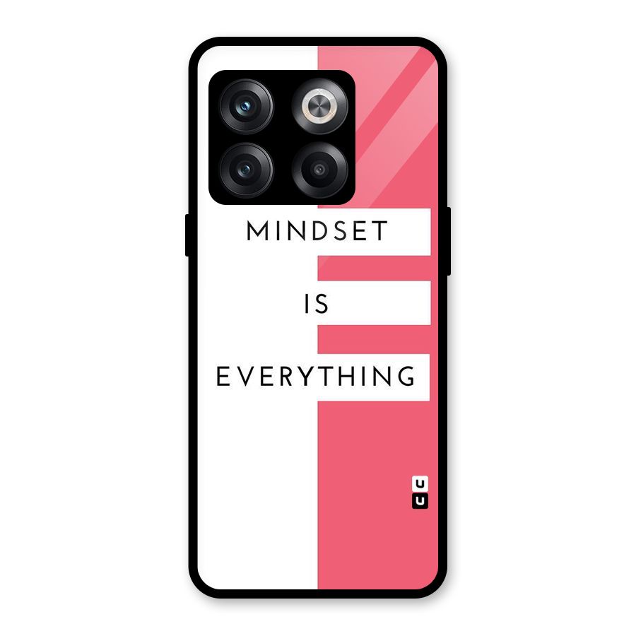 Mindset is Everything Glass Back Case for OnePlus 10T