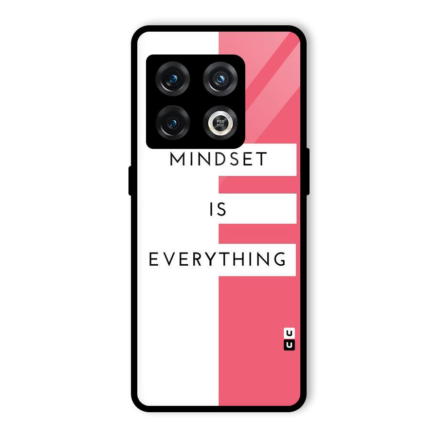 Mindset is Everything Glass Back Case for OnePlus 10 Pro 5G