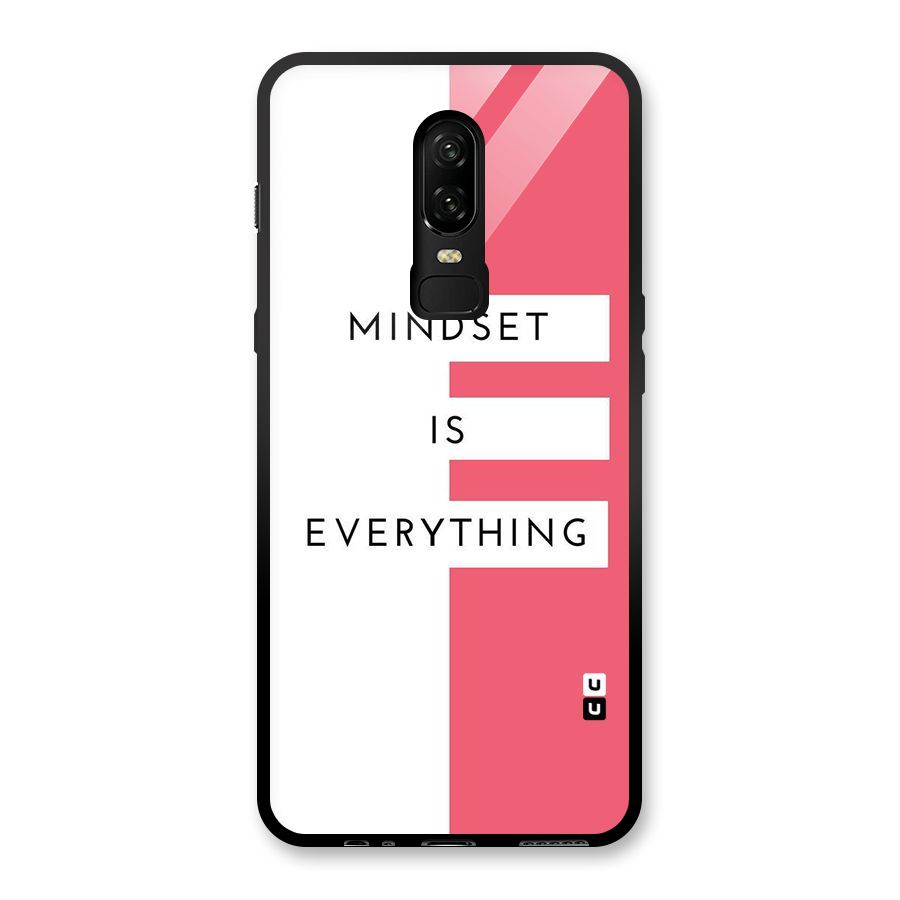 Mindset is Everything Glass Back Case for OnePlus 6