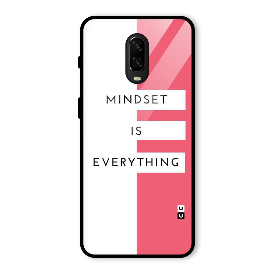 Mindset is Everything Glass Back Case for OnePlus 6T