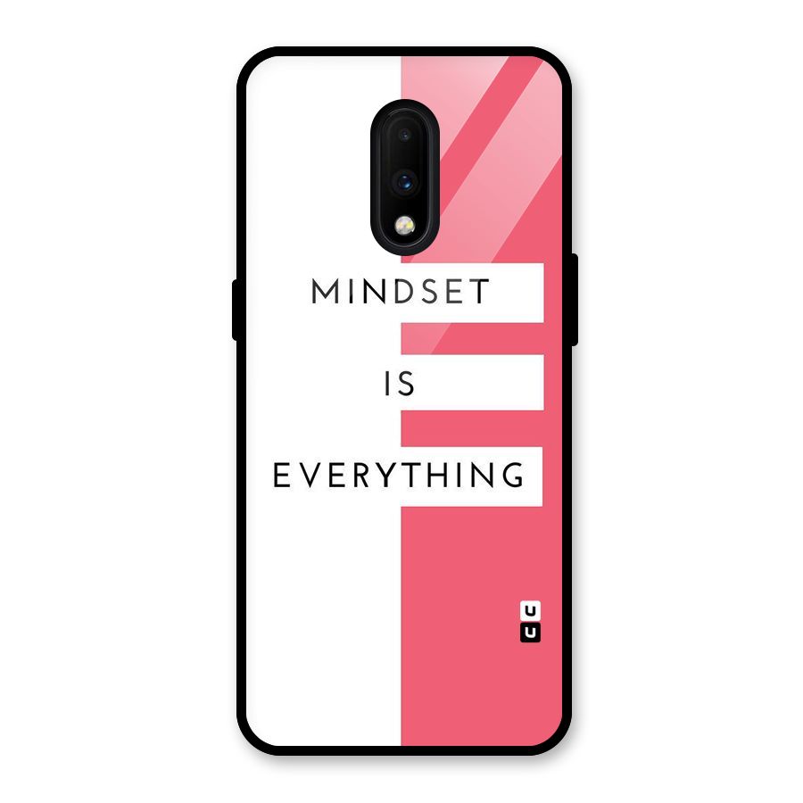 Mindset is Everything Glass Back Case for OnePlus 7