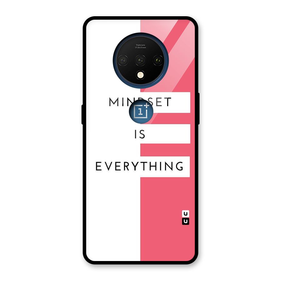 Mindset is Everything Glass Back Case for OnePlus 7T