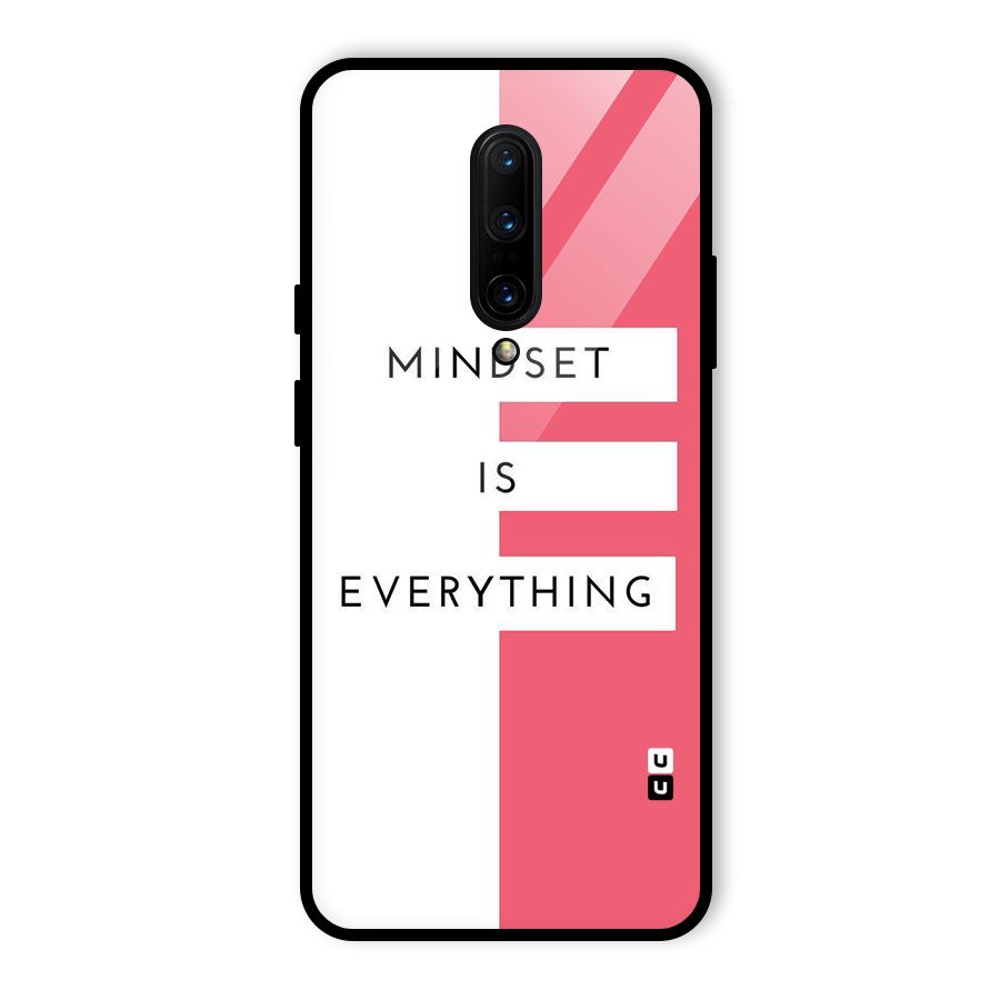 Mindset is Everything Glass Back Case for OnePlus 7 Pro