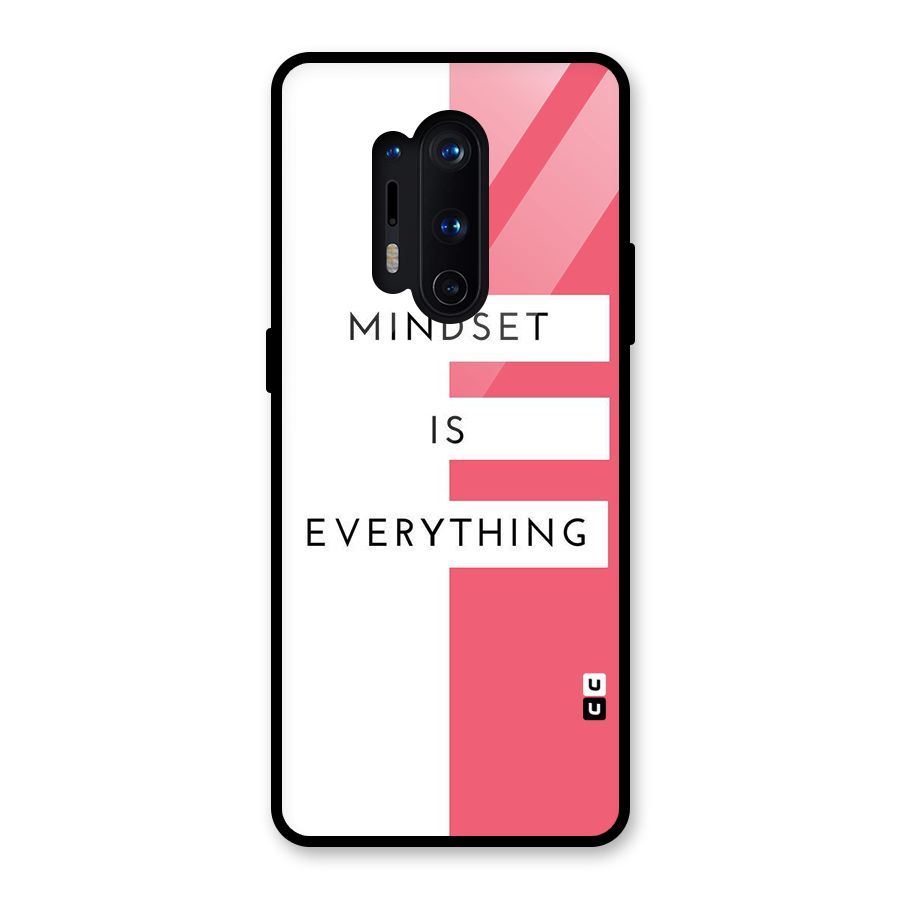 Mindset is Everything Glass Back Case for OnePlus 8 Pro