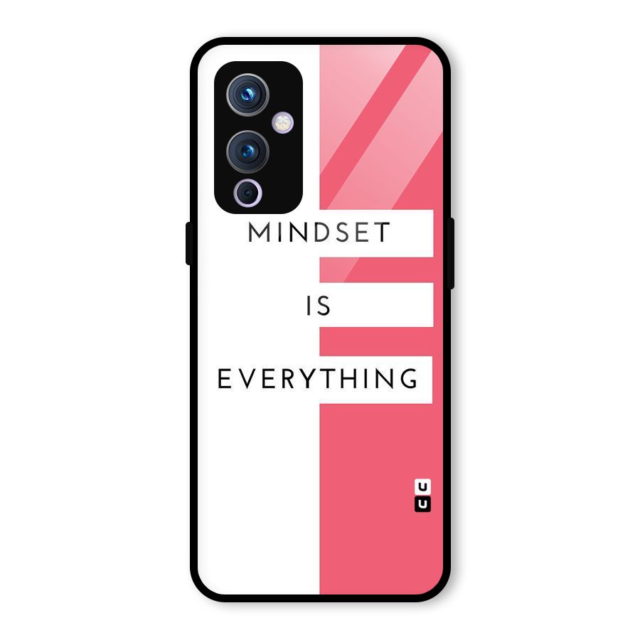 Mindset is Everything Glass Back Case for OnePlus 9