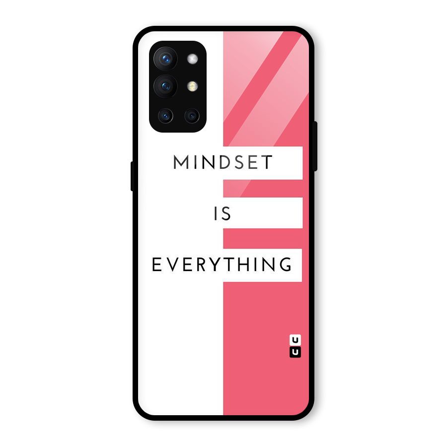 Mindset is Everything Glass Back Case for OnePlus 9R