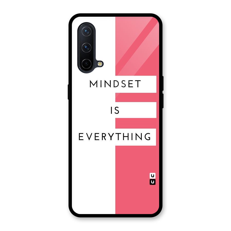 Mindset is Everything Glass Back Case for OnePlus Nord CE 5G