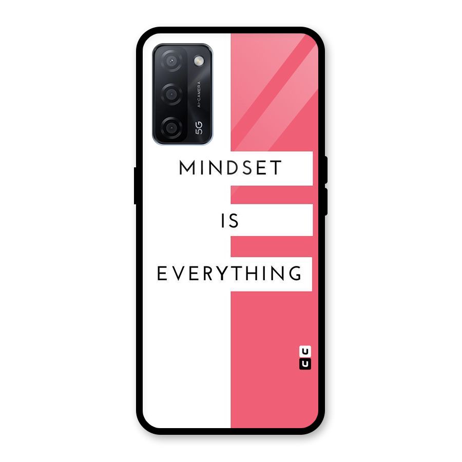 Mindset is Everything Glass Back Case for Oppo A53s 5G