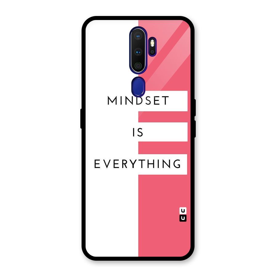 Mindset is Everything Glass Back Case for Oppo A9 (2020)