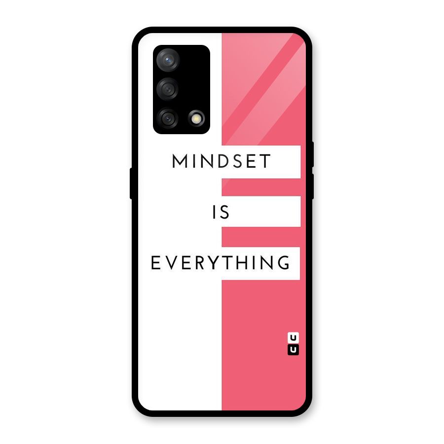 Mindset is Everything Glass Back Case for Oppo F19