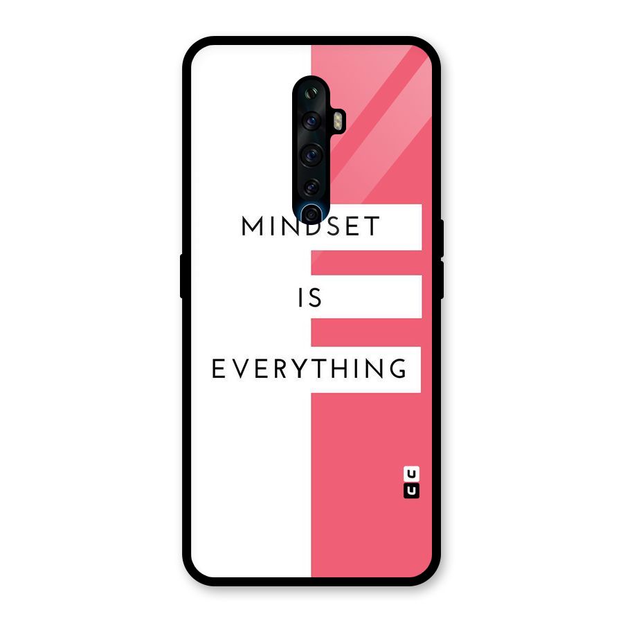 Mindset is Everything Glass Back Case for Oppo Reno2 F