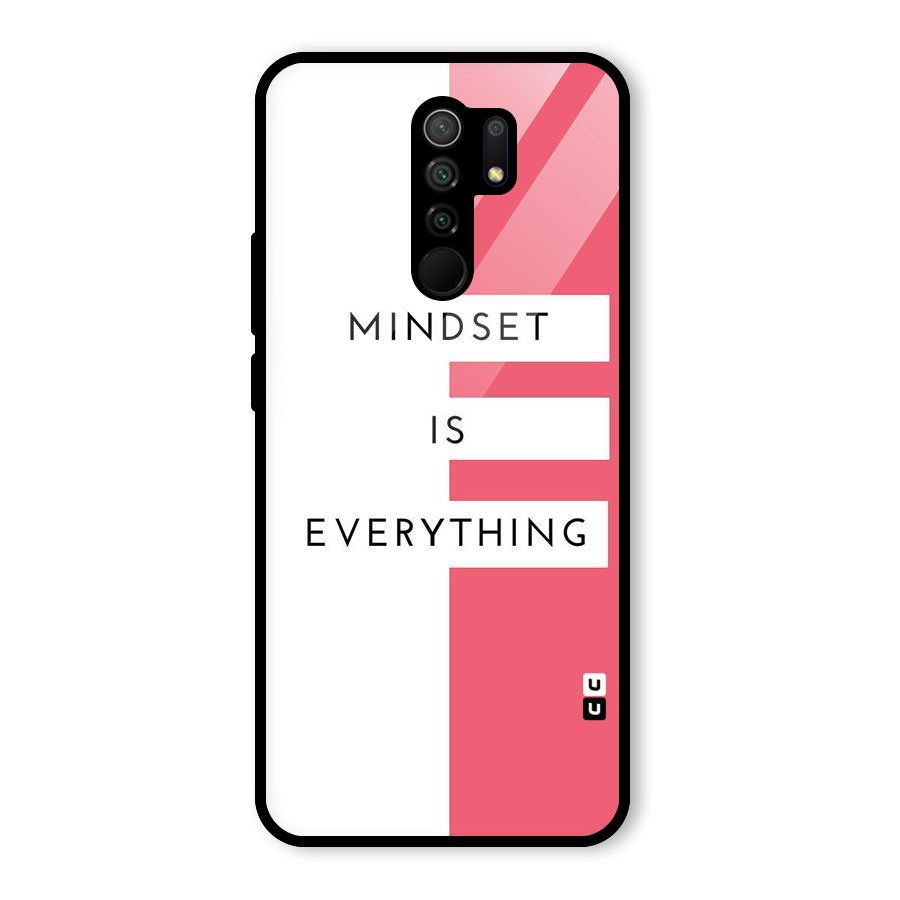 Mindset is Everything Glass Back Case for Poco M2