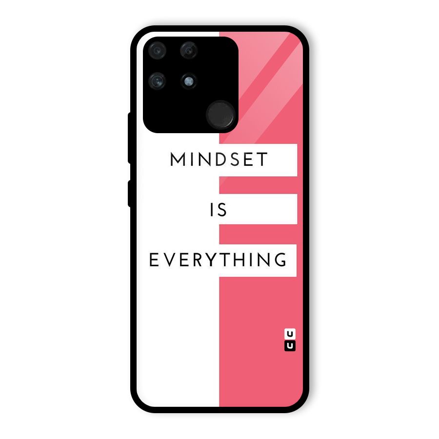 Mindset is Everything Glass Back Case for Realme Narzo 50A
