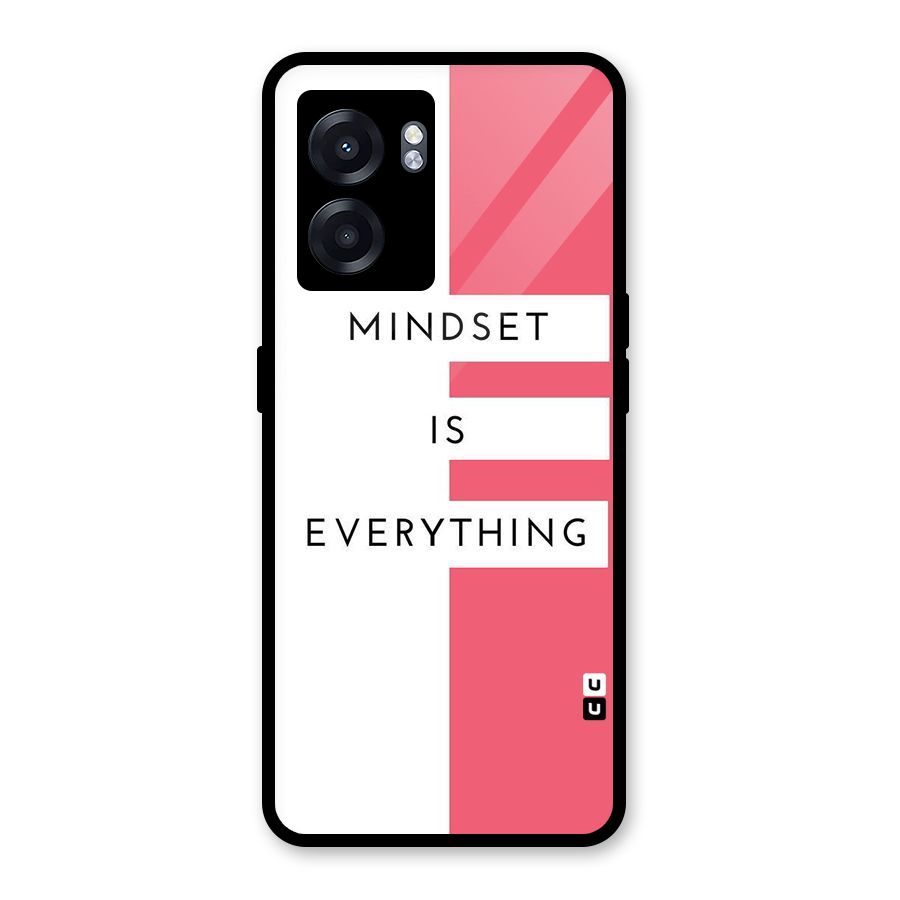 Mindset is Everything Glass Back Case for Realme Narzo 50 5G