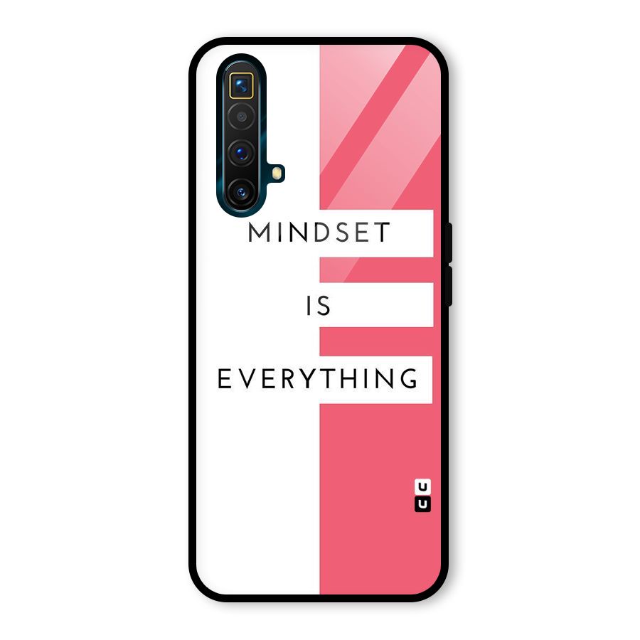 Mindset is Everything Glass Back Case for Realme X3
