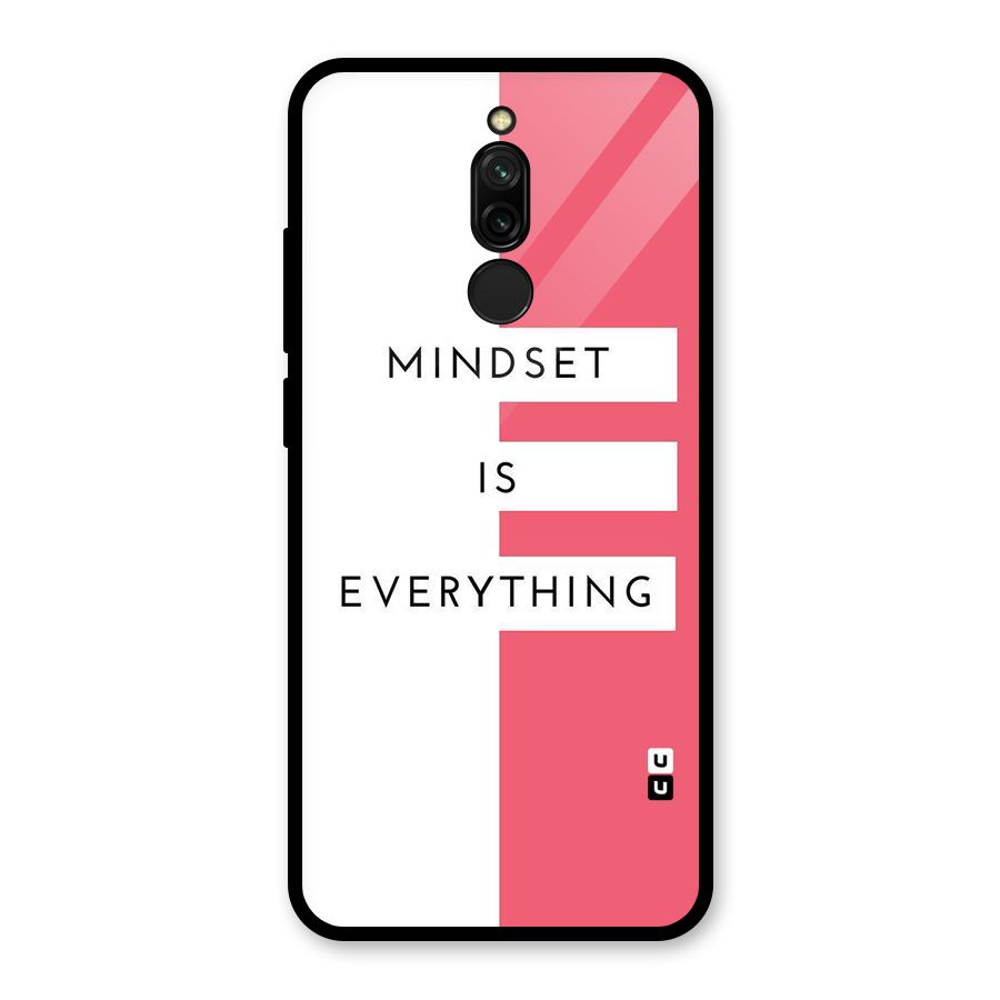 Mindset is Everything Glass Back Case for Redmi 8