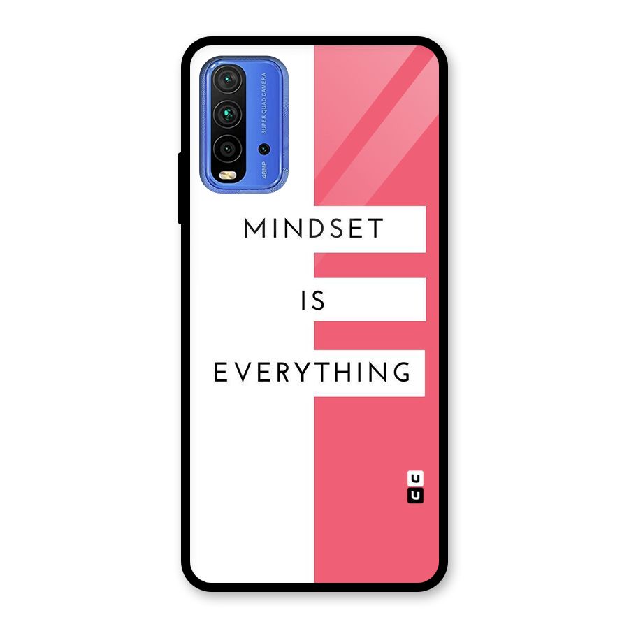 Mindset is Everything Glass Back Case for Redmi 9 Power