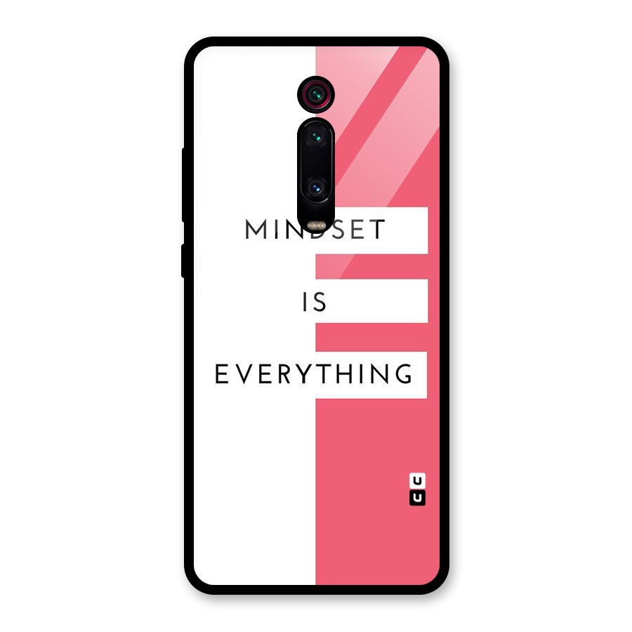 Mindset is Everything Glass Back Case for Redmi K20