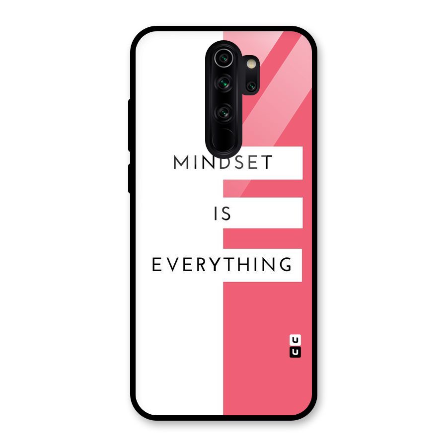 Mindset is Everything Glass Back Case for Redmi Note 8 Pro