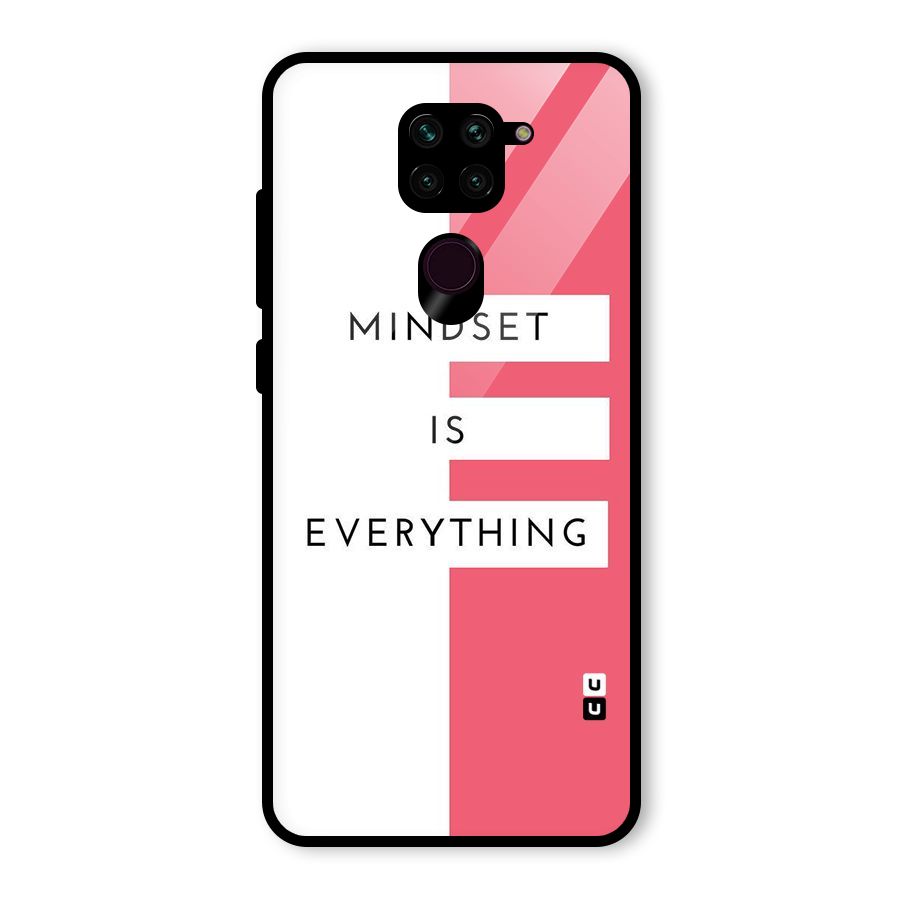 Mindset is Everything Glass Back Case for Redmi Note 9
