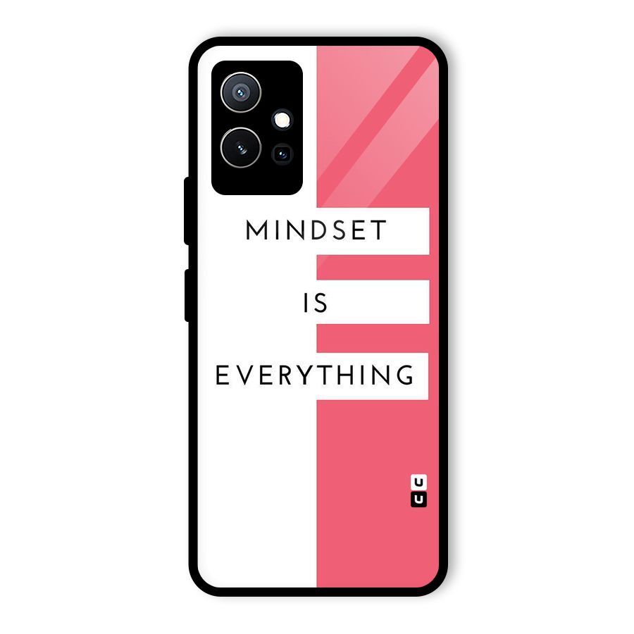 Mindset is Everything Glass Back Case for Vivo T1 5G
