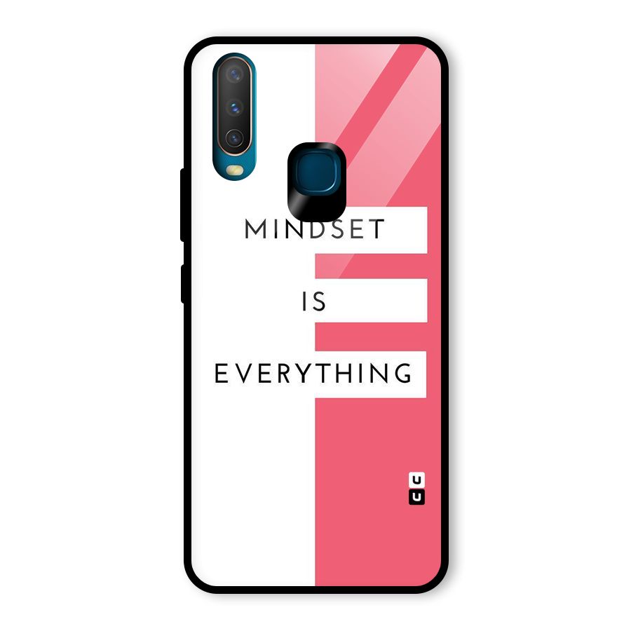 Mindset is Everything Glass Back Case for Vivo U10