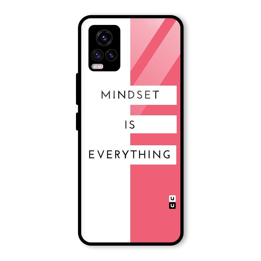 Mindset is Everything Glass Back Case for Vivo V20