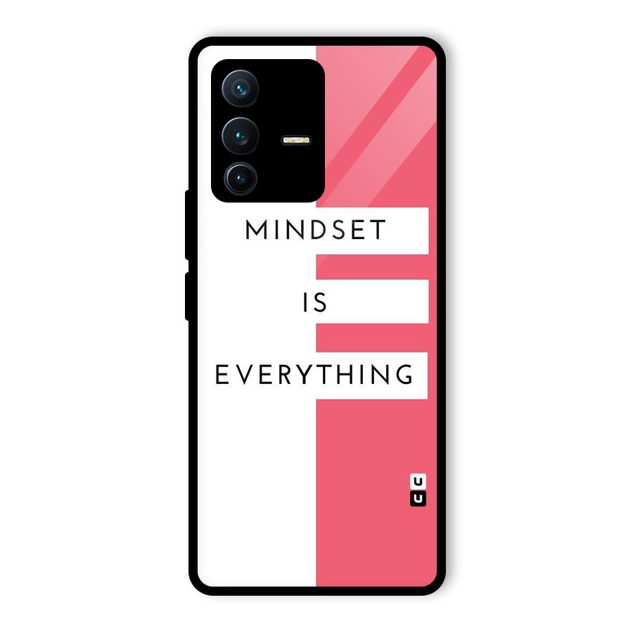 Mindset is Everything Glass Back Case for Vivo V23 Pro