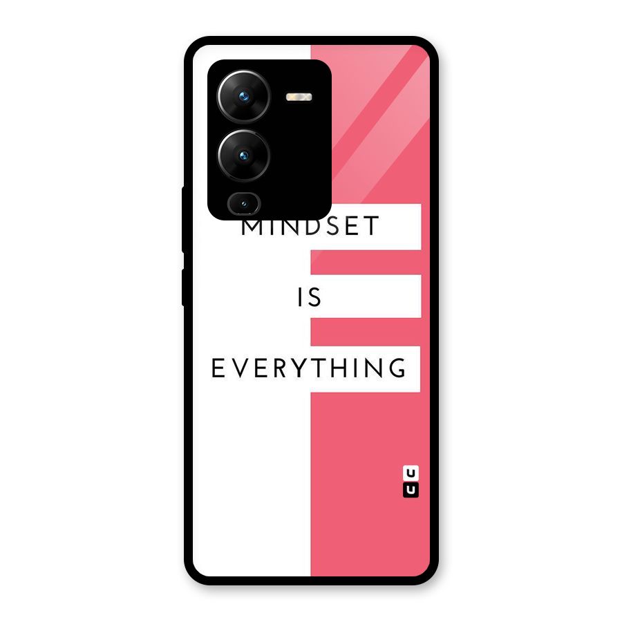 Mindset is Everything Glass Back Case for Vivo V25 Pro