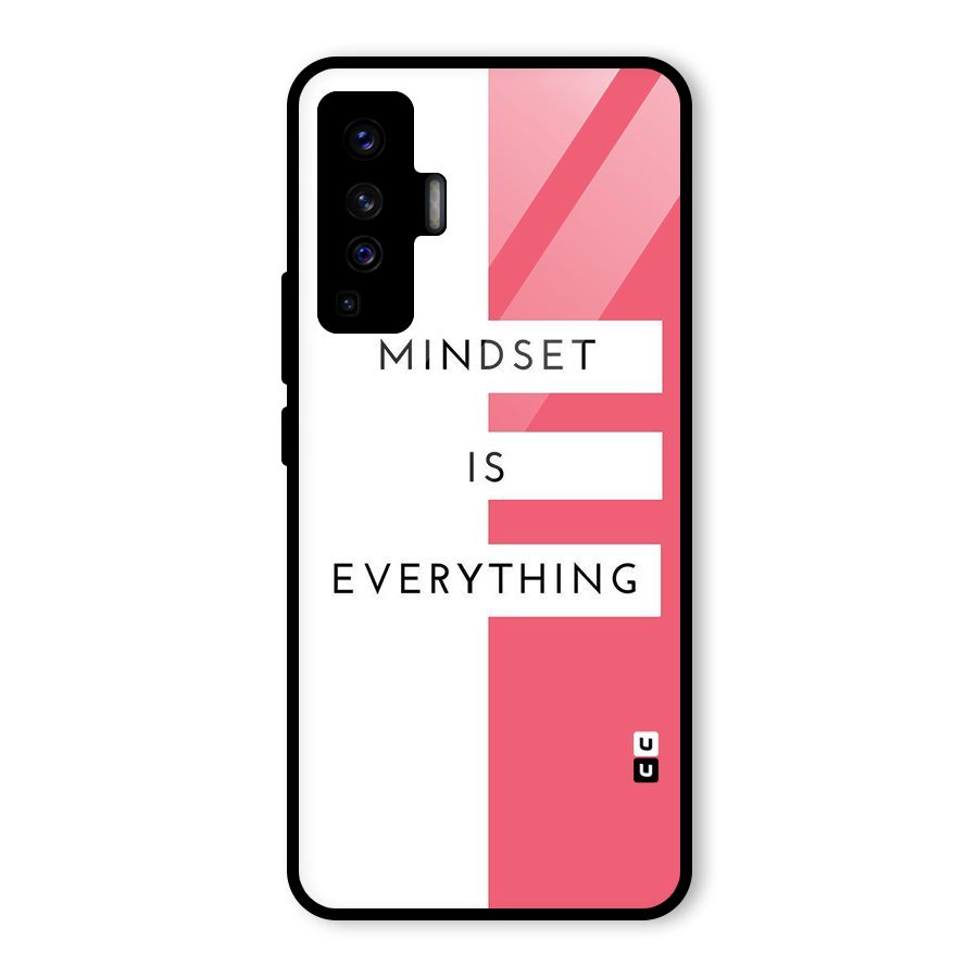 Mindset is Everything Glass Back Case for Vivo X50