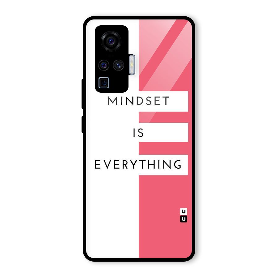 Mindset is Everything Glass Back Case for Vivo X50 Pro