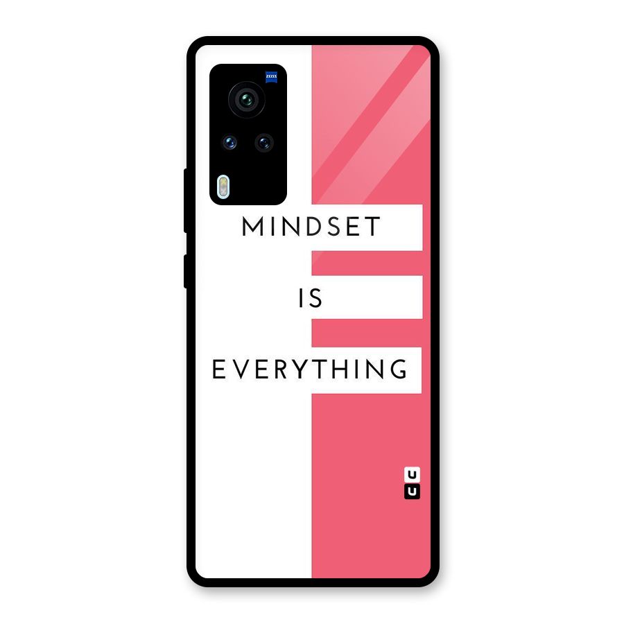 Mindset is Everything Glass Back Case for Vivo X60 Pro