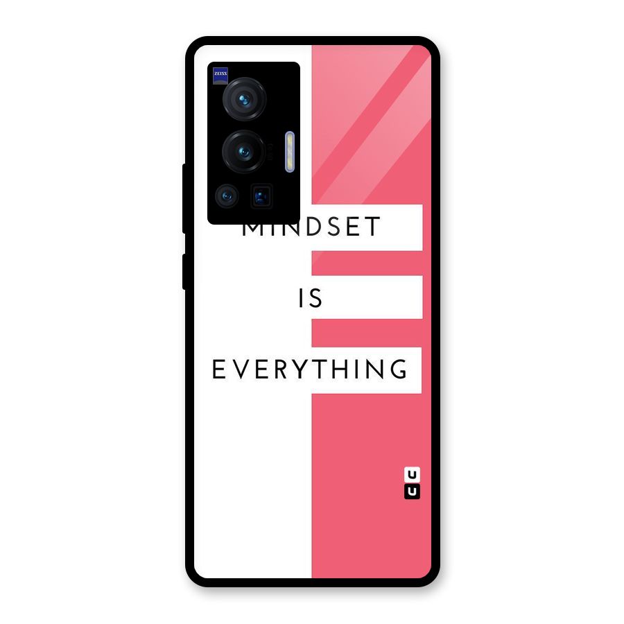 Mindset is Everything Glass Back Case for Vivo X70 Pro