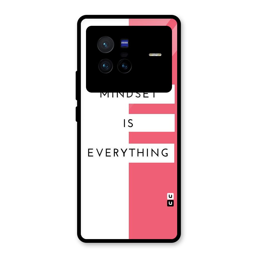 Mindset is Everything Glass Back Case for Vivo X80