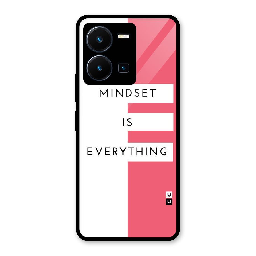 Mindset is Everything Glass Back Case for Vivo Y35