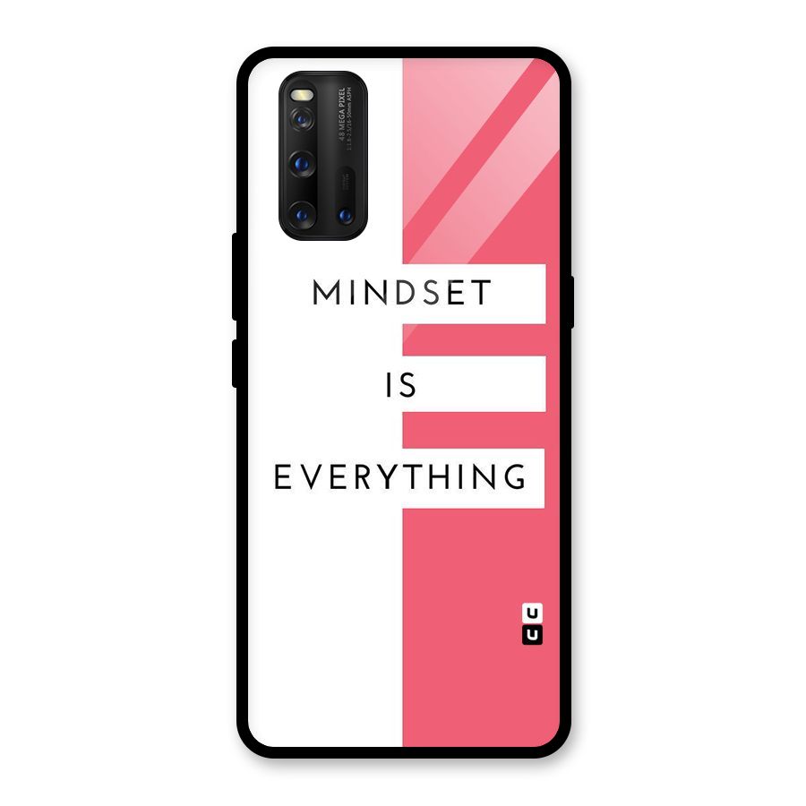 Mindset is Everything Glass Back Case for Vivo iQOO 3